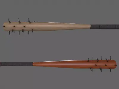 PBR Baseball Bat Weapon V1 Low-poly 3D model