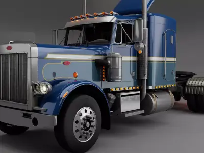 Peterbilt 359 Complete 3D model