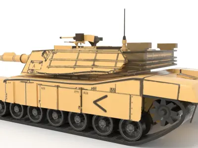 6 military vehicles 3D model