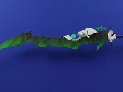 Necromancer sword 3D model