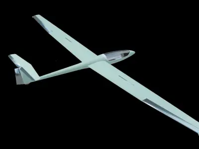 Glider Low-poly 3D model