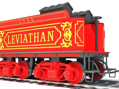 Locomotive Tender 3D model