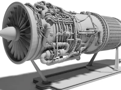 jet engine for Print 3D print model