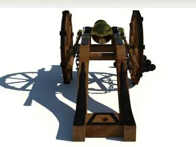 Cannon Louis XIV 3D model