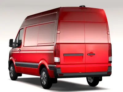Hyundai H350 Van SWB 2017 3D model