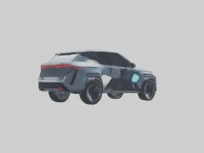 Futuristic Super SUV model 3D model