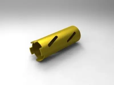 Dry Diamond Core Drill Free 3D model