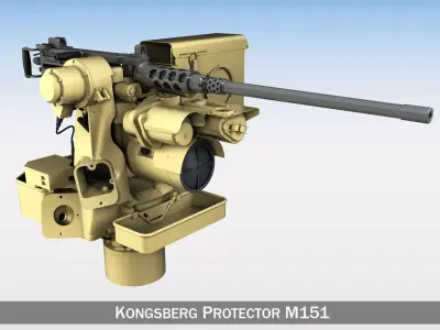 RWS Kongsberg Protector M151 - M2 3D model