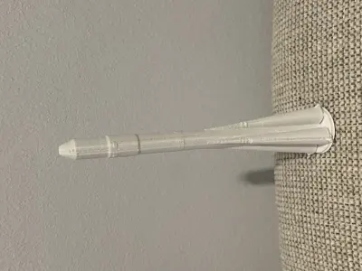 SIMPLE Rocket based on the Soyuz family perfect for 3D printing Free 3D model