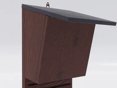 Bat house 3D model