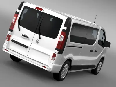 Vauxhall Vivaro Window Van 2017 L2H1 3D model
