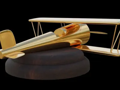 aircraft trophies 3D model