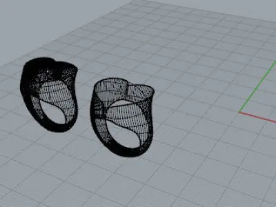 Sviluppo anello precedente Free 3D model