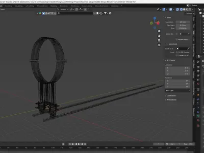 Oil And Gas Heat Exchanger Saddle Engineering Design 3D model