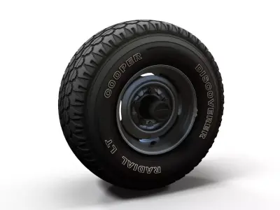 Offroad truck wheel 3D model