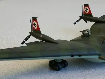 3D Model of Aircraft Flying-Wing for 3d Printing 3D print model