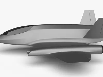 Racing Spaceship Proxima 3D model