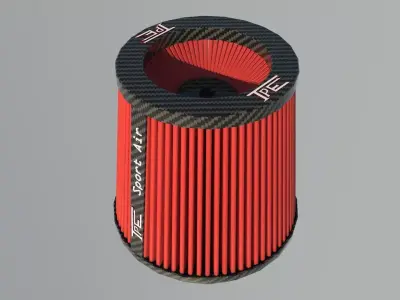 Sport Air Filter 3D model