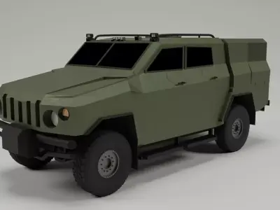 Novator LAV Low-poly 3D model