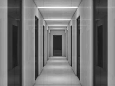 Sci Fi Interior 3D model 87