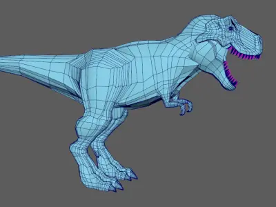Dinos Base mesh 3D model
