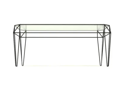FREE Contemporary Steel Table Free 3D model