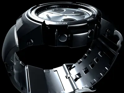 G-SHOCK SHOCK RESIST 3D model Low-poly 3D model