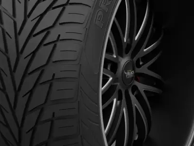 Savini Forged BS-4 Wheel 3D model