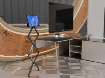 Modern Exhibition Booth High Quality 3D Model Product Displays 3D model