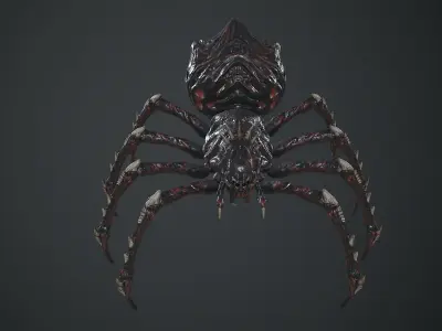 Spider Warrior Low-poly 3D model
