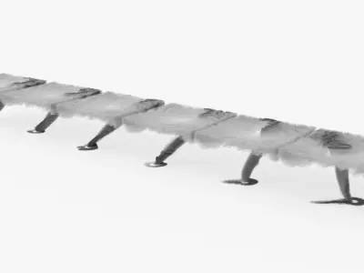 Severe Weather Tornado Funnel VDB for Blender 3D model