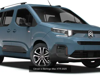 Citroen Berlingo 2025 3D Model Collection