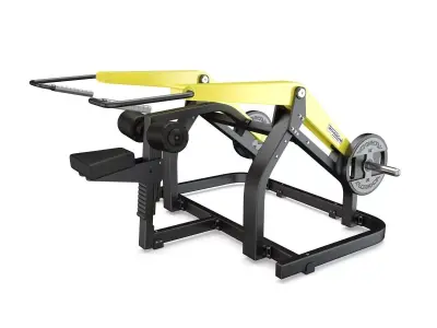 Technogym - Plate Loaded - Seated Dip 3D model