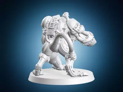 Gor Gor Rockeater Mechanical Beast 3D print model
