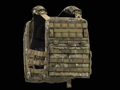 Crye Precision AVS V2 Low-poly 3D model