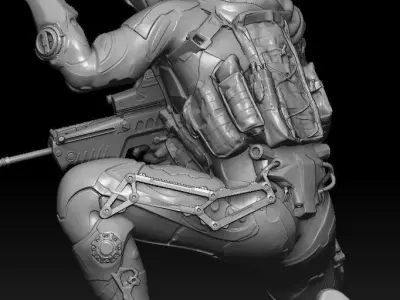 FUTURE SOLDIER Free 3D print model