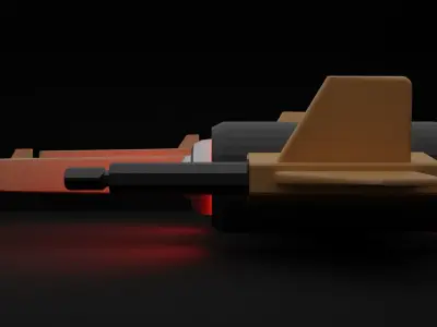 Beigecraft Voyager Low-poly 3D model