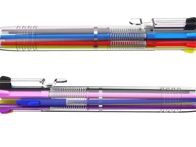 Pens Collection 3D model