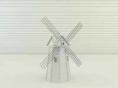 model house 1 medieval castle 3D model