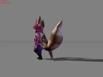 Nana Sweet Leonin Low-poly 3D model