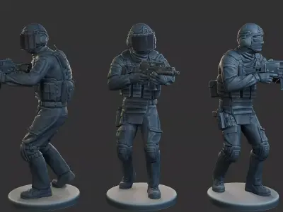 Tactical Gear GSG 9 TG1 007 3D print model