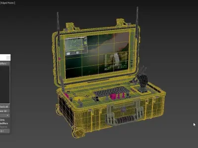 UAV Ground Control Station DESERT ROTOR 3D model