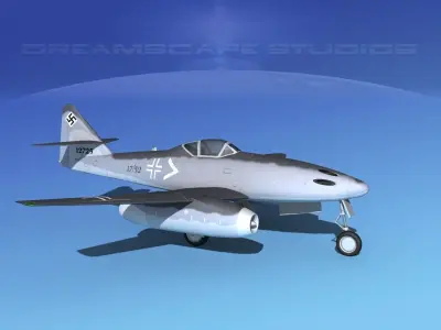 Messerschmitt ME-262A1 Swallow V01 3D model