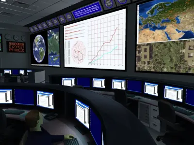 Command Center - Modular 3D model