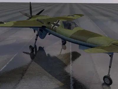 Henschel Hs-P-75 3D model