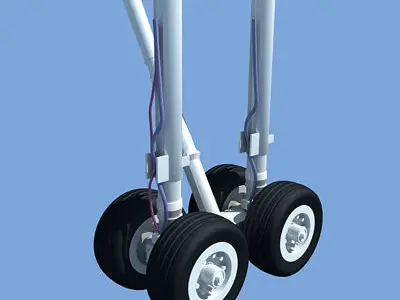 Landing Gears Collection 3D model