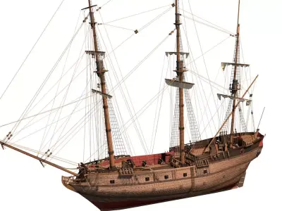 East Indian Ship 3D model