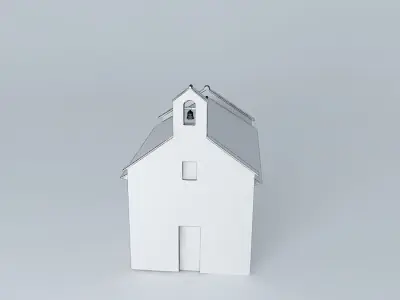 Small Church In Baska Island Of Krk Free 3D model