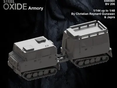 Sweden BV 206 Bandvagn 206 for 3D printing 3D print model