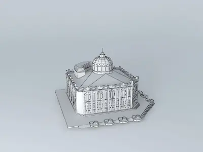 Samara Philharmonic Hall Free 3D model